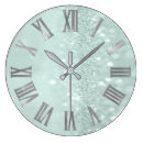 Search for mint green clocks Pastel