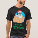 Search for weightlifting christmas tshirts Santa claus