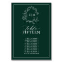 Search for emerald table cards Calligraphy
