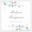 Recherche de fleurs de mariage autocollants De faveur de