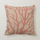 Recherche de branche corail coussins Plage