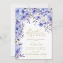 Search for periwinkle bridal shower invitations Floral