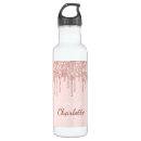 Search for pink rose water bottles girly