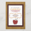 Search for harvest festival invitations Apples