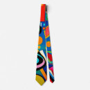 Recherche de motif abstrait moderne cravates Coloré