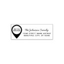 Search for new change of address rubber stamps Moving