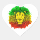 Recherche de lion rouge autocollants Rasta