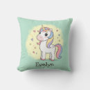 Recherche de licorne mignonne coussins Girl