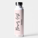 Search for flower girl water bottles pink