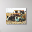 Search for vintage truck canvas prints Old