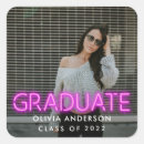 Search for pink and black graduation stickers Elegant