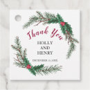 Search for christmas wedding favour tags Mistletoe