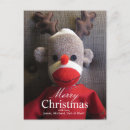 Search for red monkey postcards Vertical