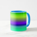 Search for green gradient mugs Colourful