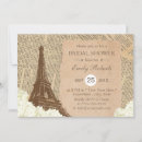 Recherche de tour eiffel vintage invitations Mariée