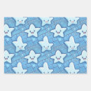 Recherche de nursery papier cadeau Bleu