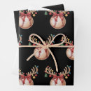 Search for baseball christmas wrapping paper Festive