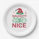 Search for naughty or nice plates Red and green