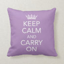 Search for keep calm pillows Carry on