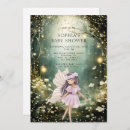 Search for fantasy baby shower invitations Enchanted