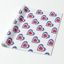 Recherche de tricolore papier cadeau Rouge