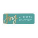 Search for teal green return address labels Calligraphy