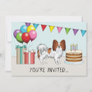 Search for papillons invitations Dog