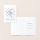 Search for metallic christmas cards Silver