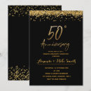 Search for surprise 50th wedding anniversary invitations Glitter