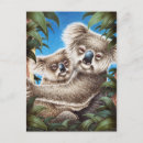 Search for koala baby postcards Illustration