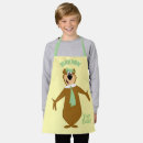 Search for retro cartoon aprons Yogi bear fun