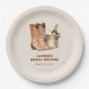 Search for cowboy boots plates Western bridal shower