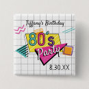 Search for 80s square buttons Party