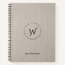 Search for linen notebooks Script