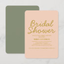 Search for pastel bridal shower invitations Calligraphy