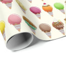 Search for ice cream cone wrapping paper Summer