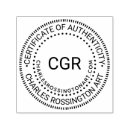 Search for certificate of authenticity Business