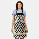 Search for polka dot pattern aprons Navy