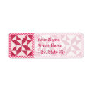 Search for quilting return address labels Pink
