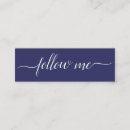 Search for follow me on instagram business cards Elegant