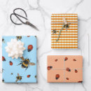Search for bumblebee wrapping paper Bugs