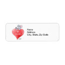 Search for mining return address labels Red