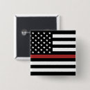 Search for fire department buttons Thin red line