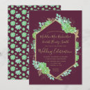 Search for green succulent wedding invitations Trendy