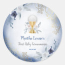 Search for blue communion stickers Catholic