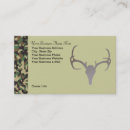 Search for deer hunting business cards Camo