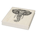 Search for elephant rubber stamps Mandala