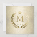 Search for monogram graduation invitations Chic