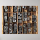 Search for vintage alphabet letters posters Typography