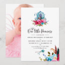 Search for our little princess birthday invitations Floral